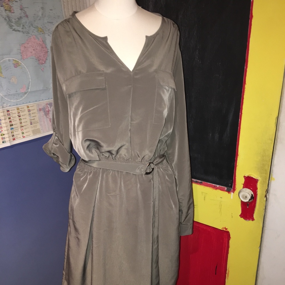 Mossimo Dress XL Olive/Army Green XL